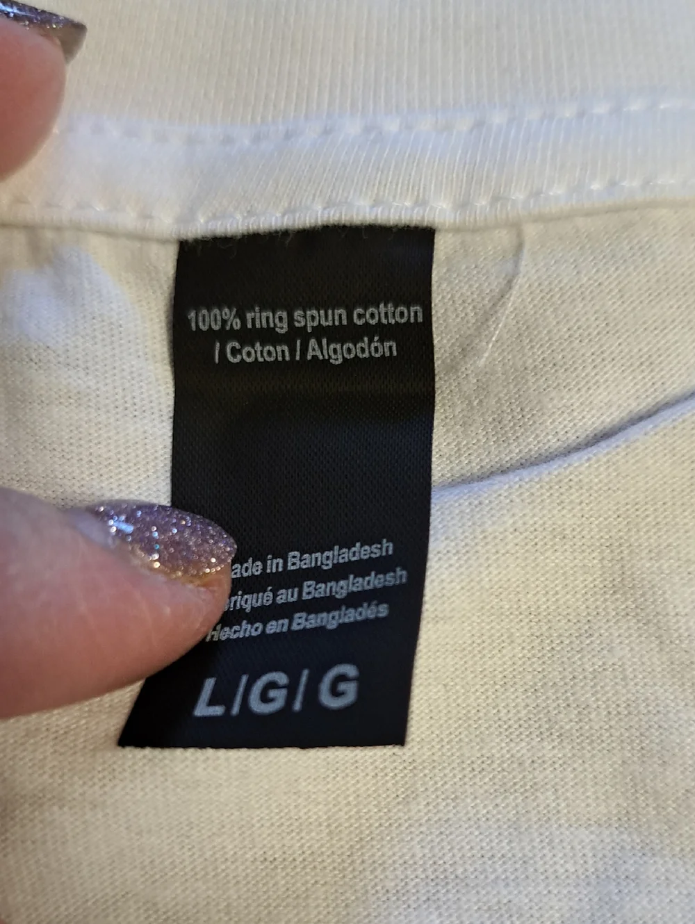 Girls' White Flamingo Graphic Tee Top - Picture 6 of 6
